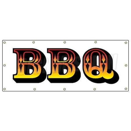 Signmission BBQ BANNER SIGN barbque bbq smoker signs ribs chicken pork beef B-120 BBQ Banner